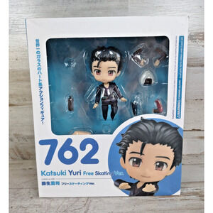 Nendoroid 762 Katsuki Yuri on Ice Free Skating Ver Figure Figurine Japan USED